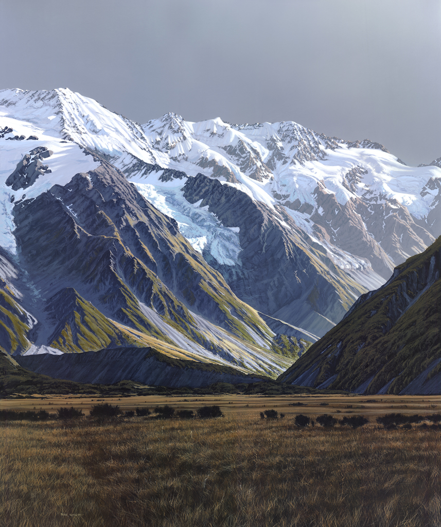 Retreating Storm over the Southern Alps